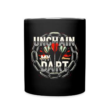 Fléchettes Chemise déchaîner ma pince - Mug uni - noir - Devant