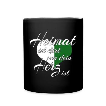 - Saxony - Full Colour Mug - black - Front