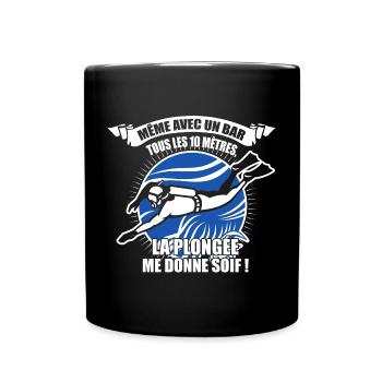Un bar tous les 10 mètres - Mug uni - noir - Devant