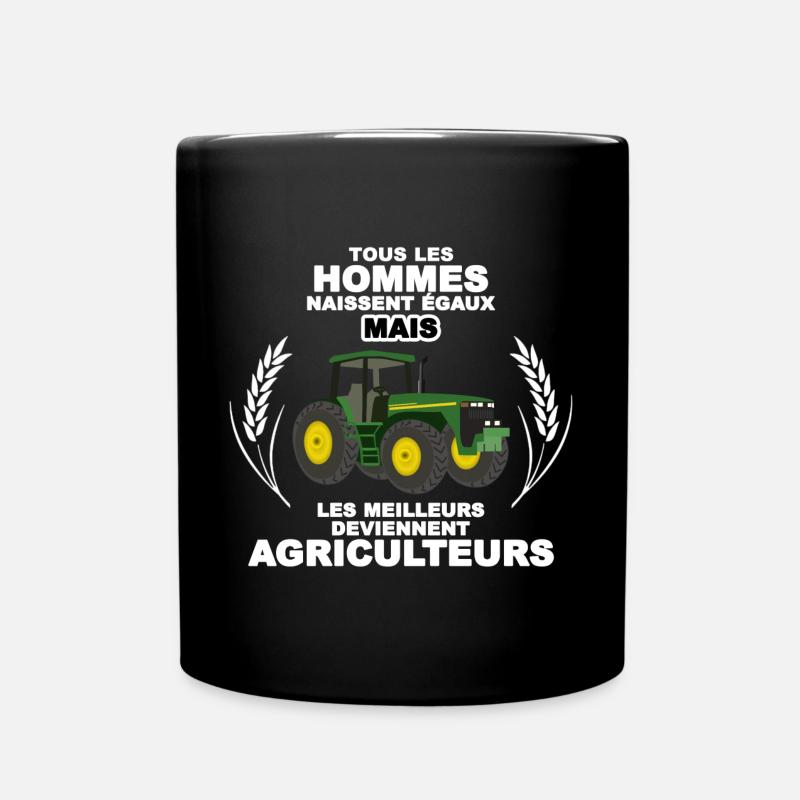 Agriculteur New Blanc - Mug uni - noir