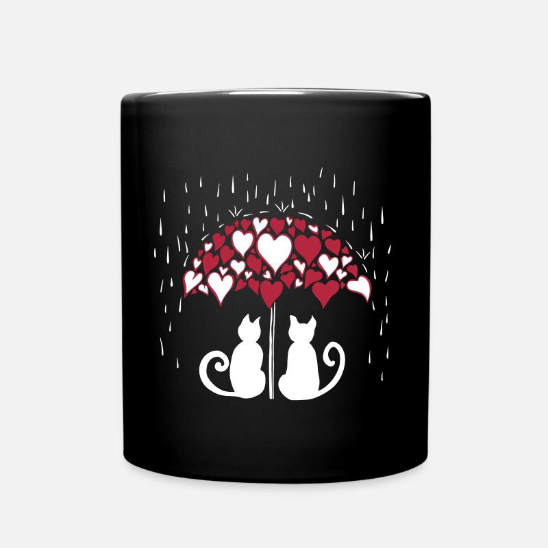 AD Lovely cats II - Tasse einfarbig - Schwarz