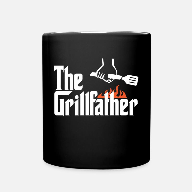 The Grillfather - Full Colour Mug - black