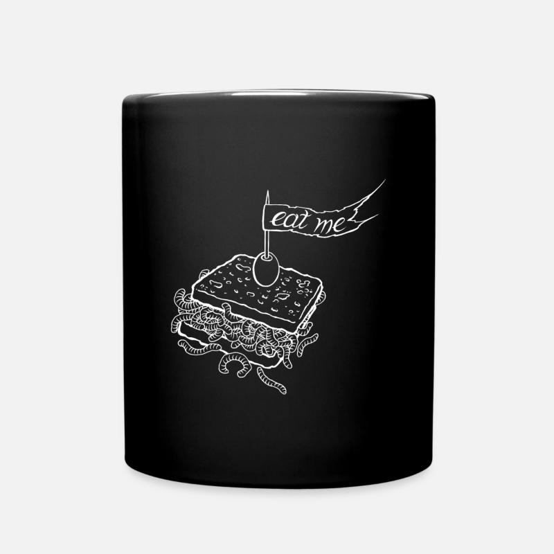 eat me sandwich - Full Colour Mug - black