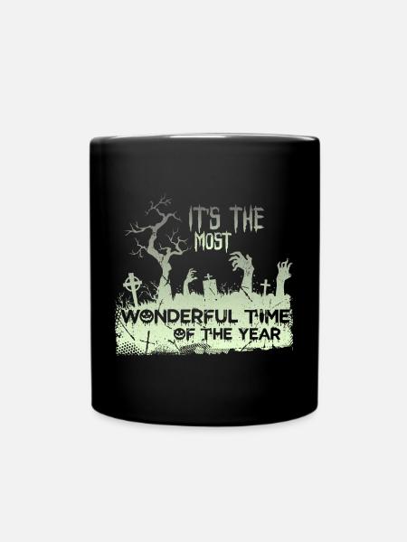 The most wonderful timeof the year - Tasse einfarbig - Schwarz