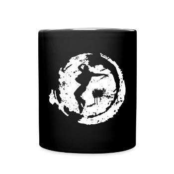 Breakdance - Tasse einfarbig - Schwarz - Vorne