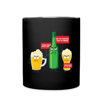 Save Water Drink Beer - Full Colour Mug - black - Front