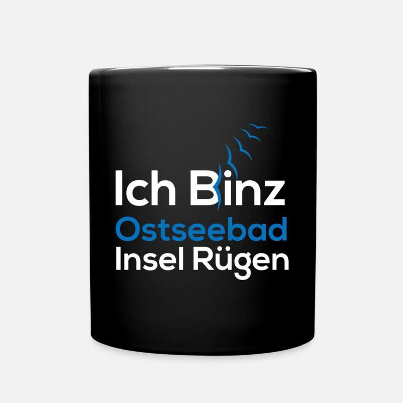 Ich Binz (Rügen-Edition) - Tasse einfarbig - Schwarz