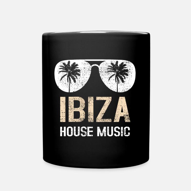 Ibiza House - Tasse einfarbig - Schwarz