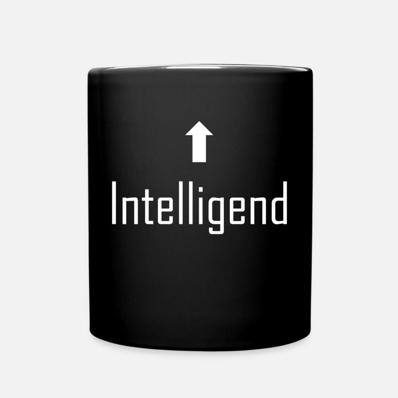intelligent, intelligent - Mug uni - noir