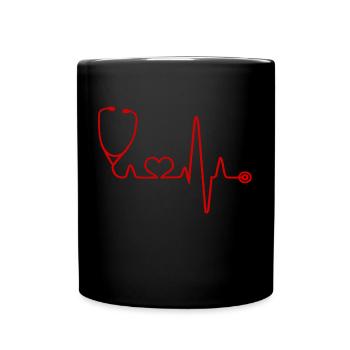 Doctor medical student doctor gift - Full Colour Mug - black - Front