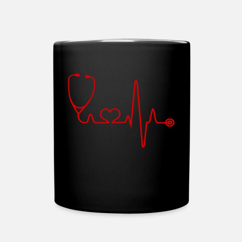 Arzt Medizinstudent Doktor Geschenk - Tasse einfarbig - Schwarz