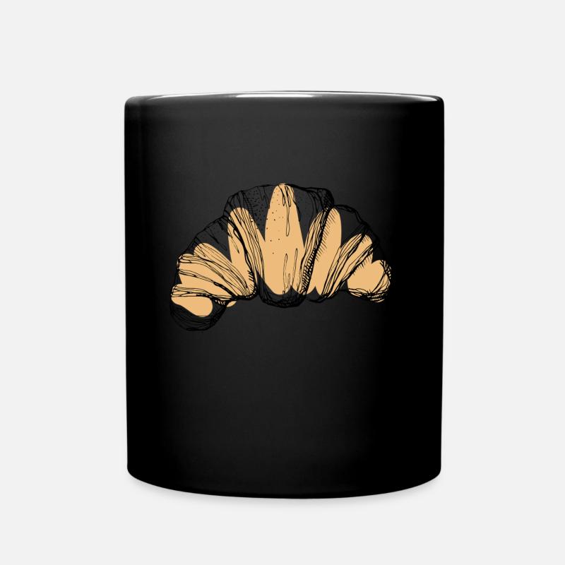 CROISSANT - Mug uni - noir