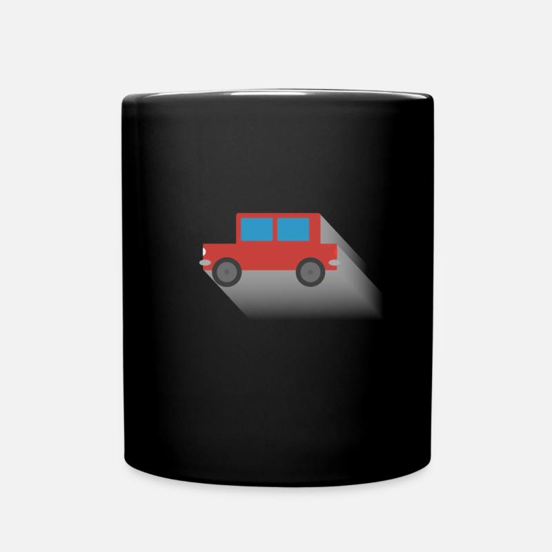 Auto - Tasse einfarbig - Schwarz