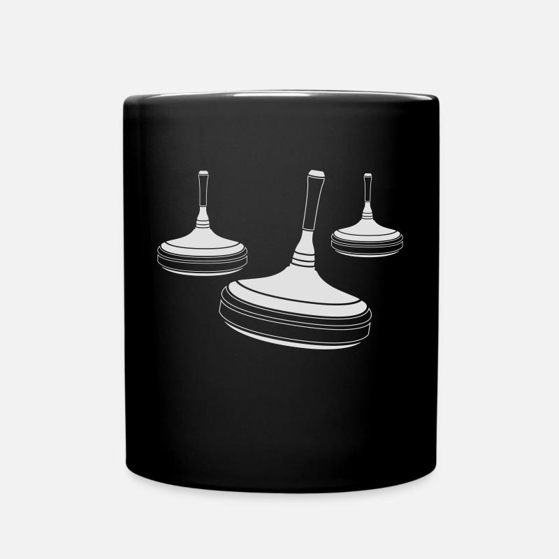 Curling glace curling - Mug uni - noir