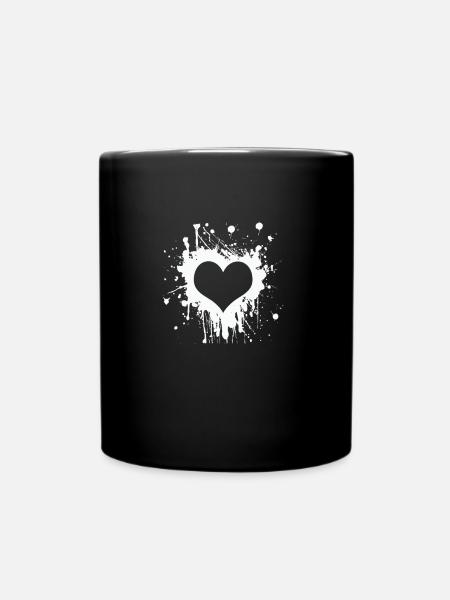Le coeur sait - Mug uni - noir