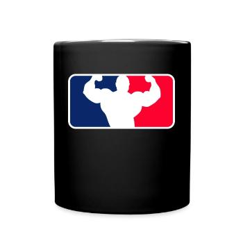 Ligue de Bodybuilding - Mug uni - noir - Devant