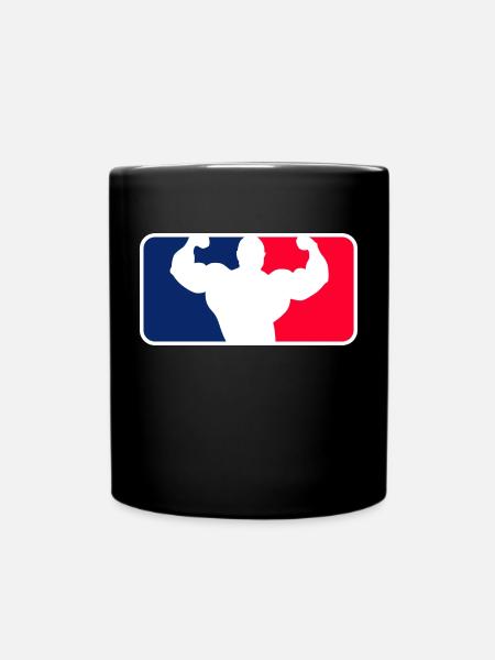 Bodybuilding League - Full Colour Mug - black