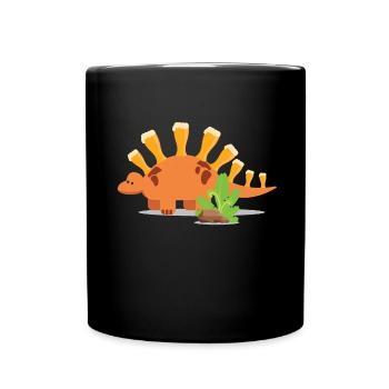 Bier - Tasse einfarbig - Schwarz - Vorne