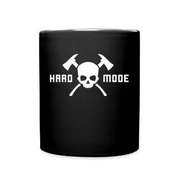 Mode GYM dur - Mug uni - noir - Devant