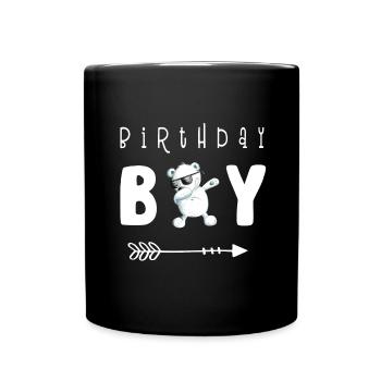 Birthday Boy I Geburtstagskind I Junge Geburtstag - Tasse einfarbig - Schwarz - Vorne