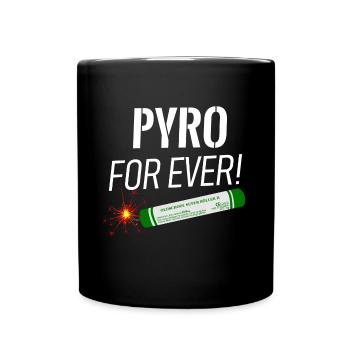 Pyro avant les feux d'artifice - Mug uni - noir - Devant
