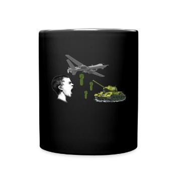 Déclaration anti-guerre - Mug uni - noir - Devant