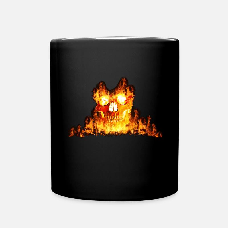 Esprit de feu d'Halloween - Mug uni - noir