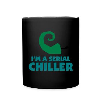Je suis un refroidisseur de série - Mug uni - noir - Devant