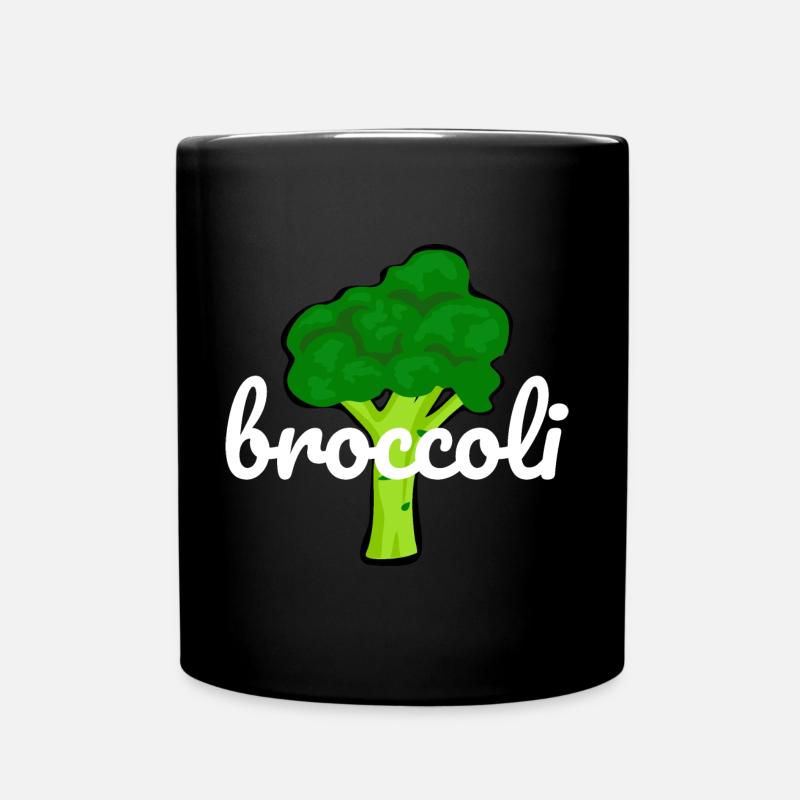 Le brocoli! - Mug uni - noir