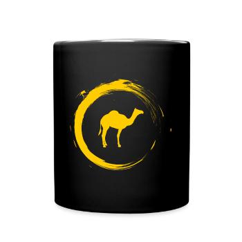 camel - Full Colour Mug - black - Front