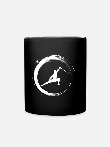 Ninja - Tasse einfarbig - Schwarz
