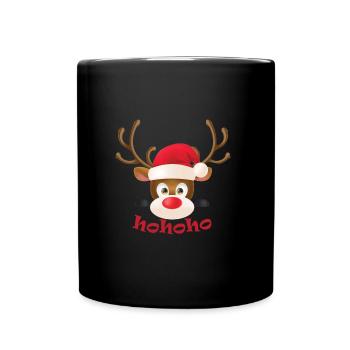 Reindeer Shirt · Festive · Christmas Gift - Full Colour Mug - black - Front
