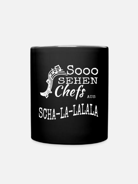 Chef - Tasse einfarbig - Schwarz