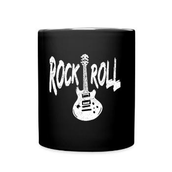 Rock N Roll Music - Full Colour Mug - black - Front