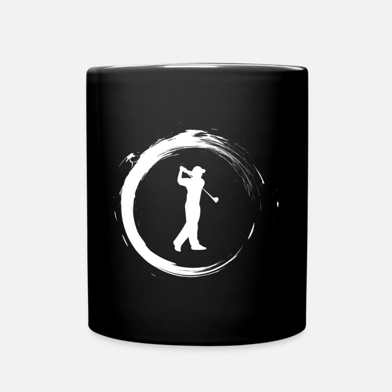 golf - Mug uni - noir