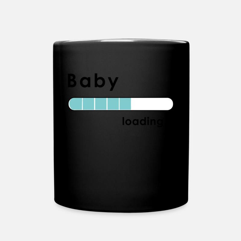 Baby loading - Full Colour Mug - black