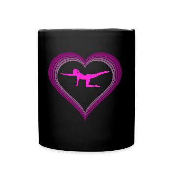 Pilates - Full Colour Mug - black - Front