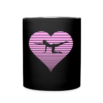 Pilates - Full Colour Mug - black - Front
