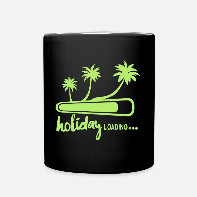 holiday loading citation palmier vacances 5 - Mug uni - noir