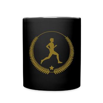 Athletics / Leichtathletik / Athlétisme - Mug uni - noir - Devant
