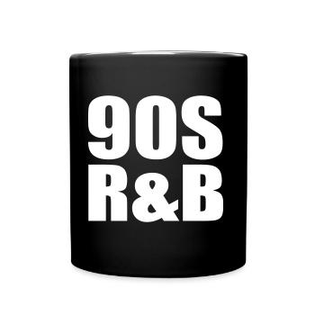 r and b 90s - Full Colour Mug - black - Front