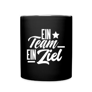 Team Crew Squad - Tasse einfarbig - Schwarz - Vorne