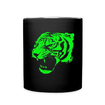 tiger - Full Colour Mug - black - Front