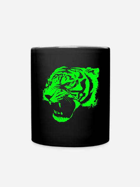 Tiger - Tasse einfarbig - Schwarz
