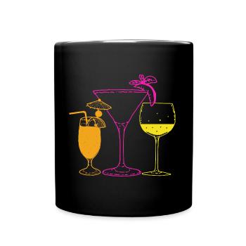 cocktail - Mug uni - noir - Devant