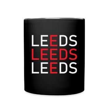 leeds - Full Colour Mug - black - Front