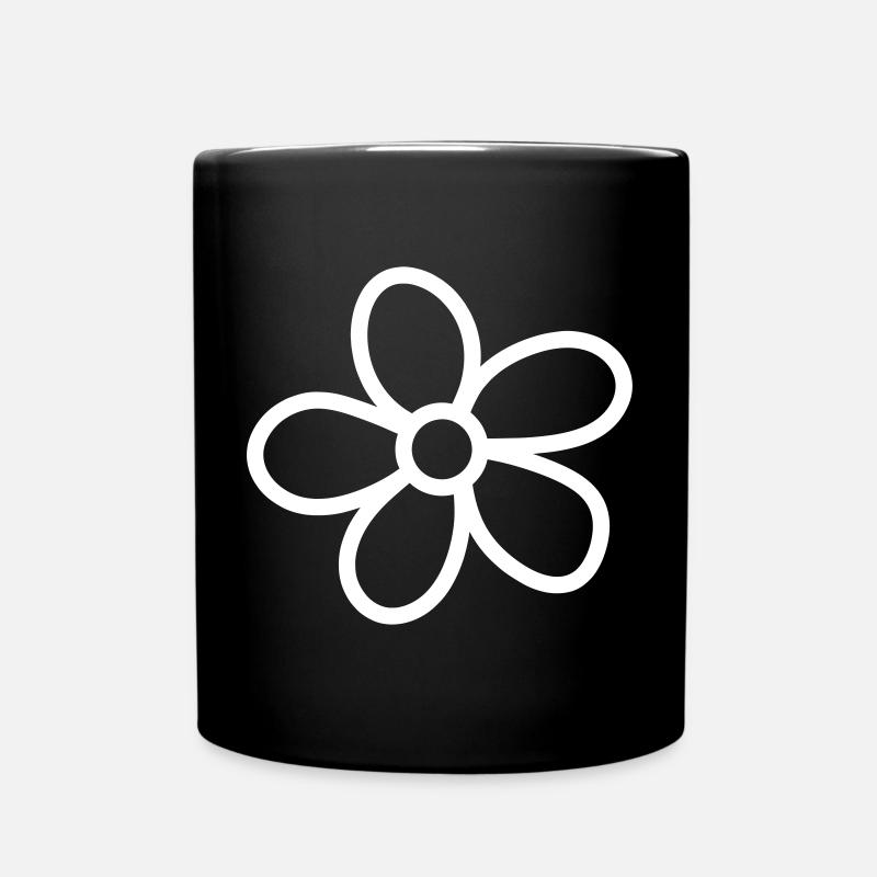 Floraison dessin floral - Mug uni - noir