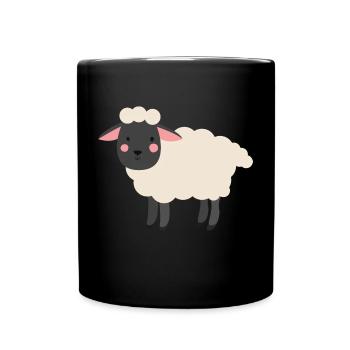 sheep - Full Colour Mug - black - Front
