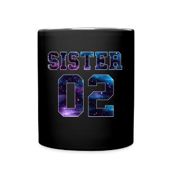 Sister 02 - Mug uni - noir - Devant