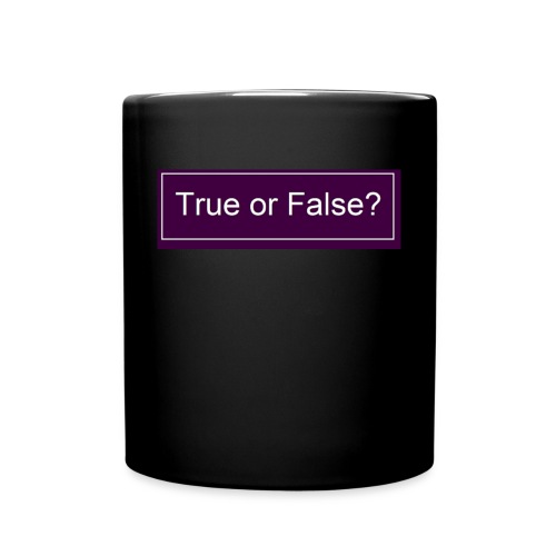 True or False? - Tasse einfarbig